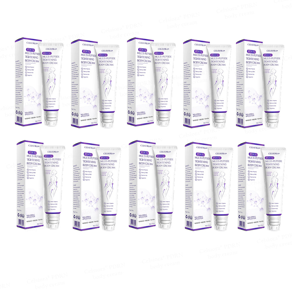FDA Official: Celsiora® PDRN Multi-Peptide Massaging Body Roller Cream- Anti-aging, Hydrating, Skin Firming & Lifting, Skin Repair, Even Tone, Acne and Dark Spot Treatment, Wart and Mole Removal, and Psoriasis Relief.