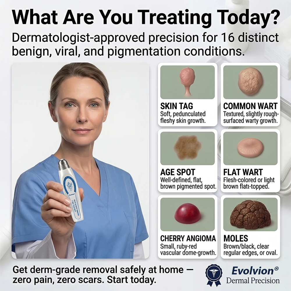 🌿✨Evolvion® 7-Day Skin Tag & Spot Eraser Painless & Scar-Free Advanced Imperfection Remova𝗜 Ro𝗜𝗜erba𝗜𝗜 Pen 🌵 🌵