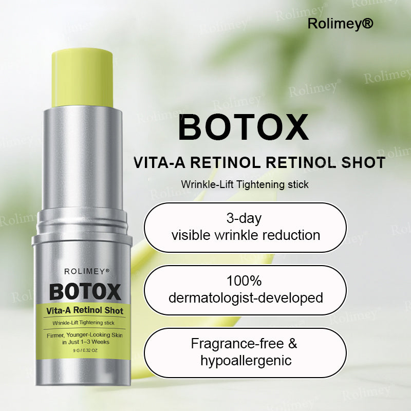 ✨🌿Made and Shipped from the USA ✅Rolimey® Botox & Vita-A Retinol Shot Wrinkle-Lift Tightening stick- Last Day Promotion 70% OFF🔥LAST DAY 70% OFF