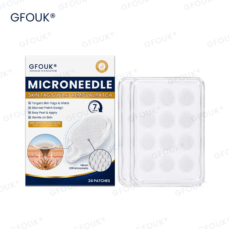 👍🌿🩹GFOUK® 7-Day MicroNeedle Wart & Skin Tag Removal Patch