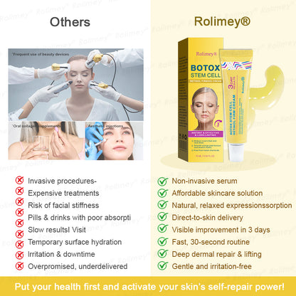 🌟Made and shipped from the USA 🌟Rolimey® Botox Stem Cell Retinol Wrinkle-Lift Cream - Visibly Lift & Smooth Neck and Chest Wrinkles