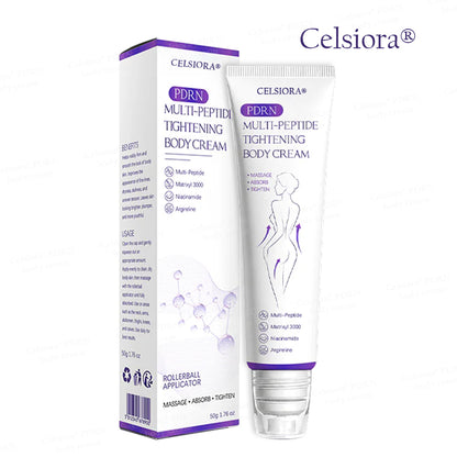 FDA Official: Celsiora® PDRN Multi-Peptide Massaging Body Roller Cream- Anti-aging, Hydrating, Skin Firming & Lifting, Skin Repair, Even Tone, Acne and Dark Spot Treatment, Wart and Mole Removal, and Psoriasis Relief.
