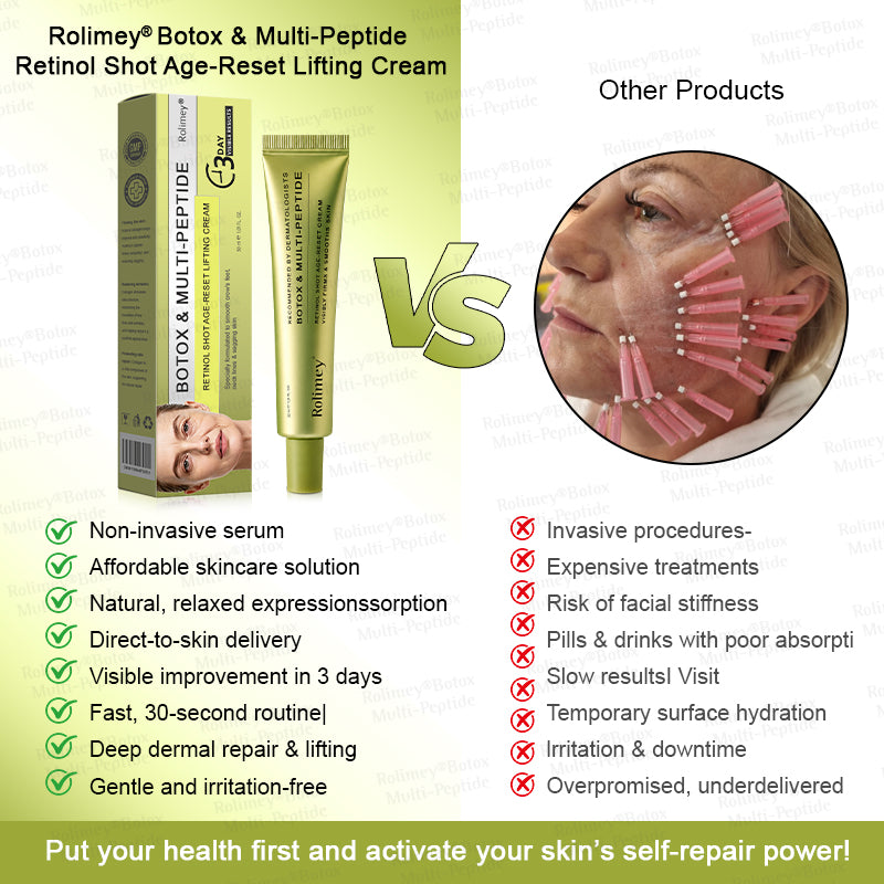 💐🌿🌟Rolimey® Multi-Peptide Retinol Shot Wrinkle-Lift Cream