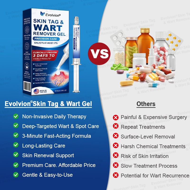 🌟🪄 BUY 1 GET 1 FREE🌟✨Evolvion® Skin Tag & Wart Remover Precision Gel- Last Day Promotion 70% OFF