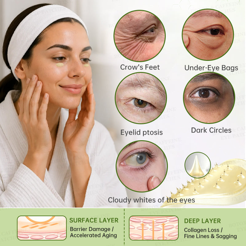 💗🪞✨USA HOT SALES ✨Evolvion® Botox & Caffeine Wrinkle-Lift Eye Patches