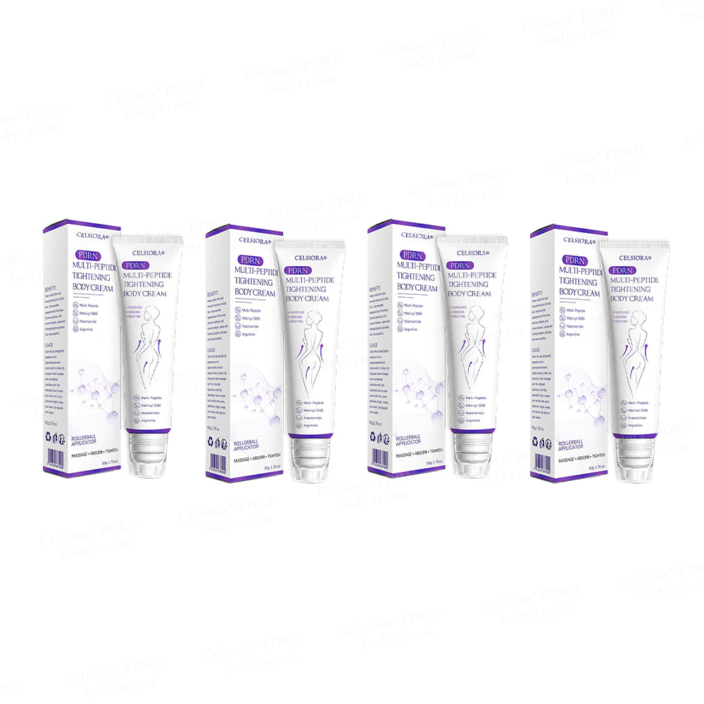 FDA Official: Celsiora® PDRN Multi-Peptide Massaging Body Roller Cream- Anti-aging, Hydrating, Skin Firming & Lifting, Skin Repair, Even Tone, Acne and Dark Spot Treatment, Wart and Mole Removal, and Psoriasis Relief.