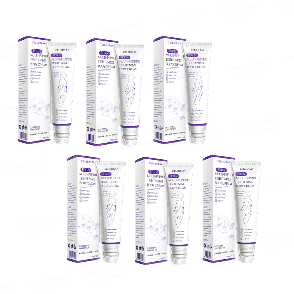 FDA Official: Celsiora® PDRN Multi-Peptide Massaging Body Roller Cream- Anti-aging, Hydrating, Skin Firming & Lifting, Skin Repair, Even Tone, Acne and Dark Spot Treatment, Wart and Mole Removal, and Psoriasis Relief.