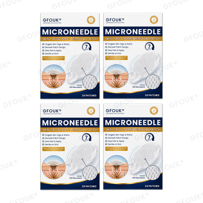 👍🌿🩹GFOUK® 7-Day MicroNeedle Wart & Skin Tag Removal Patch