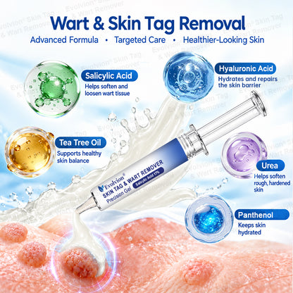 🌟🪄 BUY 1 GET 1 FREE🌟✨Evolvion® Skin Tag & Wart Remover Precision Gel- Last Day Promotion 70% OFF