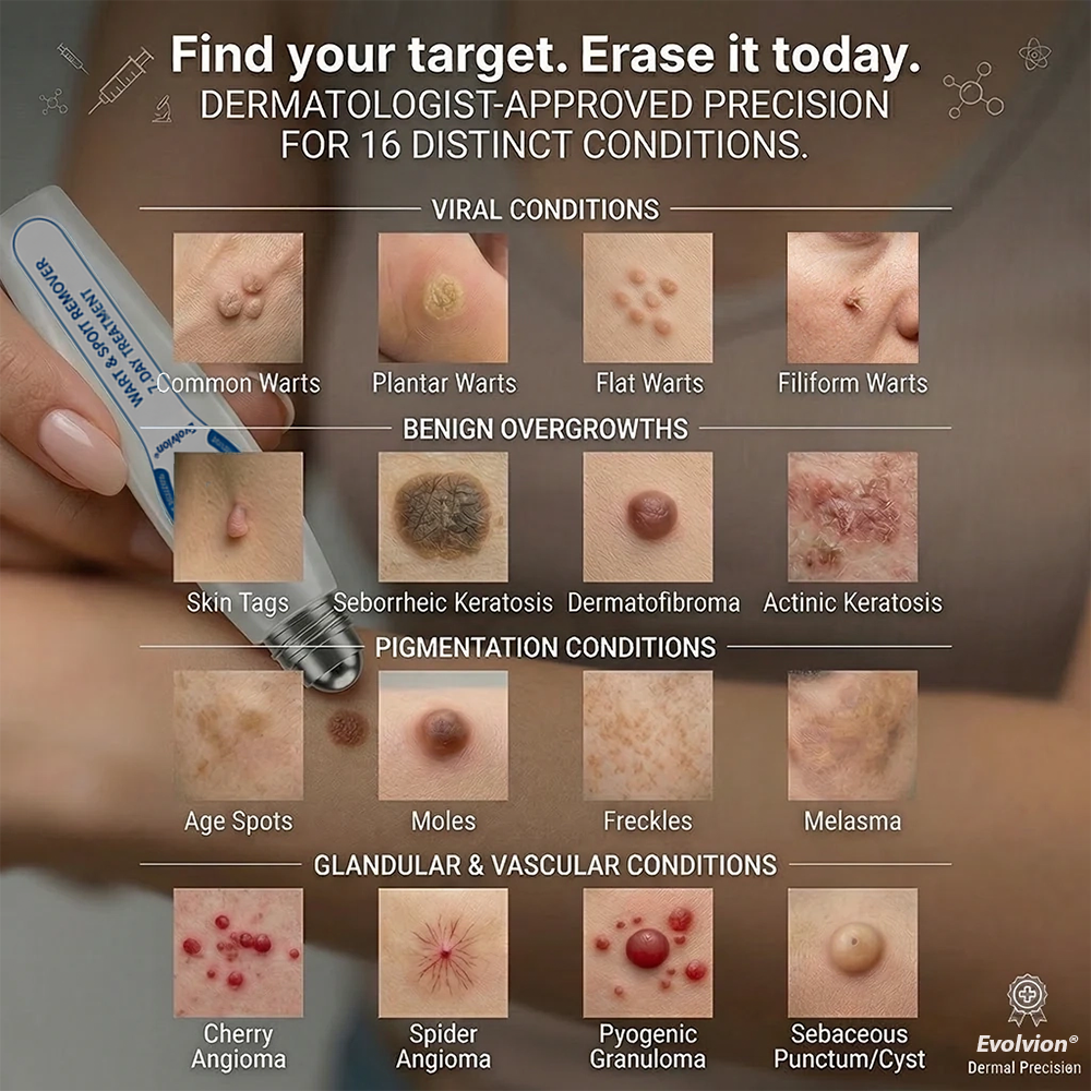 🌿✨Evolvion® 7-Day Skin Tag & Spot Eraser Painless & Scar-Free Advanced Imperfection Remova𝗜 Ro𝗜𝗜erba𝗜𝗜 Pen 🌵 🌵