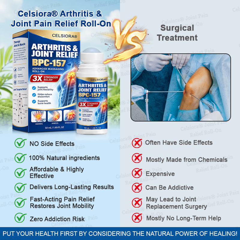 🍀👨‍⚕️Official Store: Celsiora® BPC-157 Arthritis & Joint Pain Relief Advanced Massage Roll-On