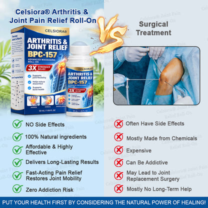 🍀👨‍⚕️Official Store: Celsiora® BPC-157 Arthritis & Joint Pain Relief Advanced Massage Roll-On