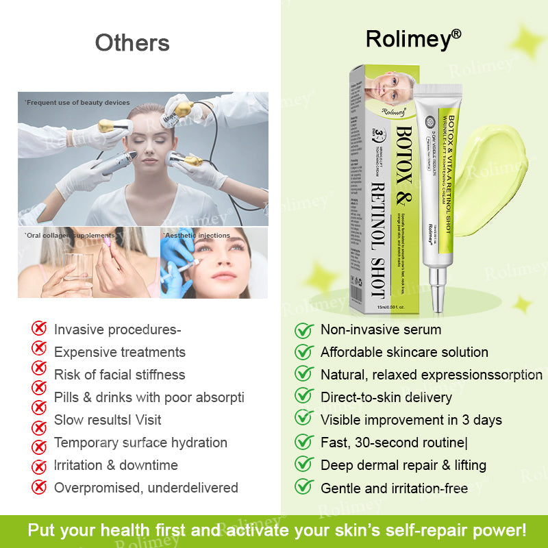 💫💧⭐Made and shipped from the USA 💫Rolimey® Botox & Vita-A Retinol Shot Wrinkle-Lift Tightening cream - Last Day Promotion 70% OFF