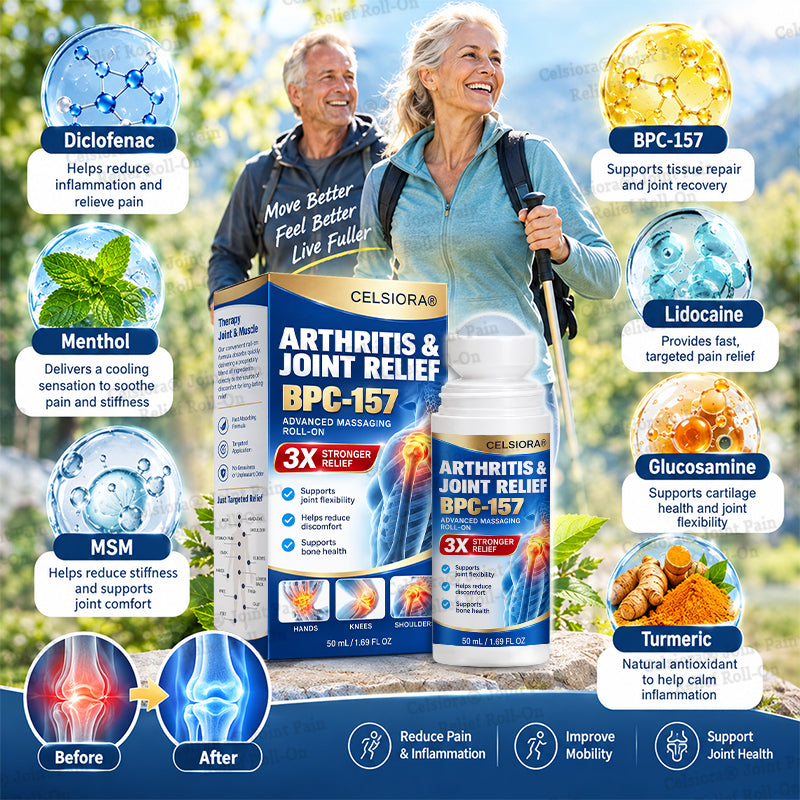 🍀👨‍⚕️Official Store: Celsiora® BPC-157 Arthritis & Joint Pain Relief Advanced Massage Roll-On