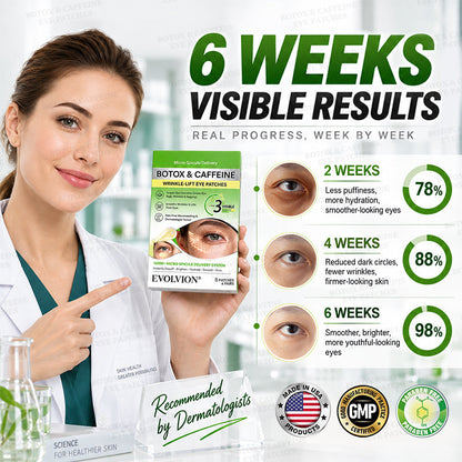 💗🪞✨USA HOT SALES ✨Evolvion® Botox & Caffeine Wrinkle-Lift Eye Patches