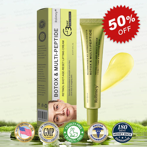 💐🌿🌟Rolimey® Multi-Peptide Retinol Shot Wrinkle-Lift Cream