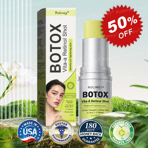 ✨🌿Made and Shipped from the USA ✅Rolimey® Botox & Vita-A Retinol Shot Wrinkle-Lift Tightening stick- Last Day Promotion 70% OFF🔥LAST DAY 70% OFF