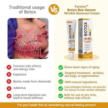 💅LAST DAY 70% OFF-Furzero™ Botox Bee Venom Wrinkle Removal Cream- FDA Approved