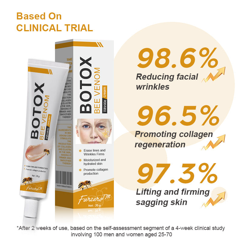 💅LAST DAY 70% OFF-Furzero™ Botox Bee Venom Wrinkle Removal Cream- FDA Approved